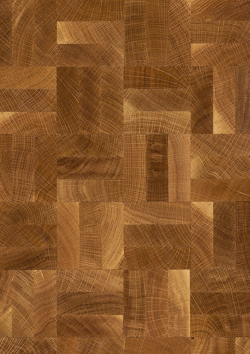 Hirnholz Eiche Draufsicht Hirnholz Eiche