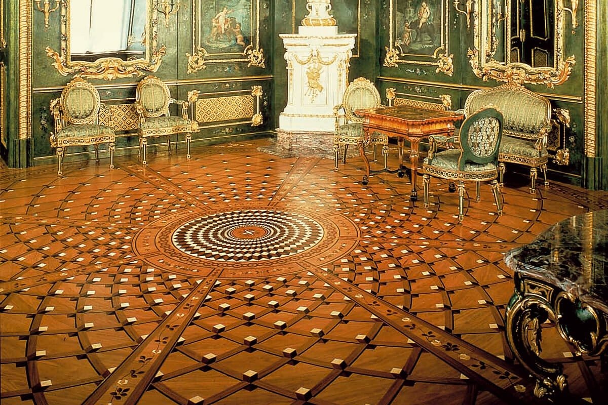 Residenz Würzburg Residenz Würzburg grünes Kabinett Intarsien