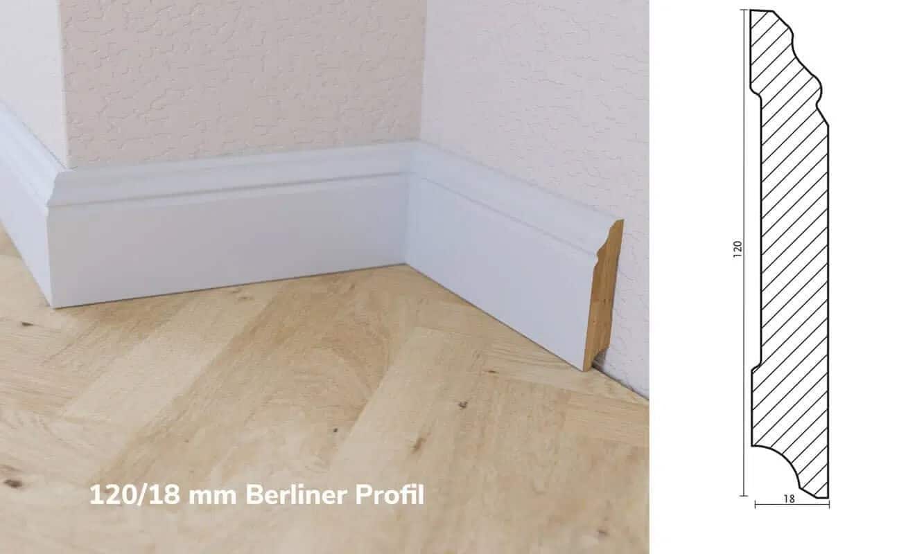 Massivleiste Berliner Profil Massivleiste Berliner Profil