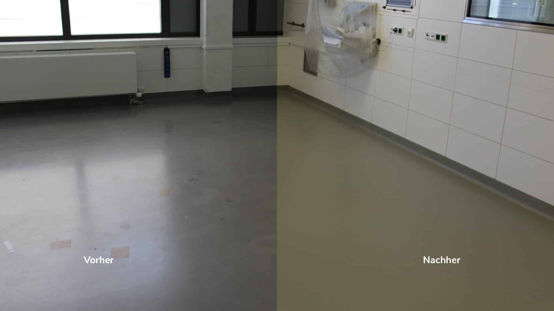 Bembe Elastic Uniklinik Bonn Elastischen Bodenbelägen nach Renovierung
