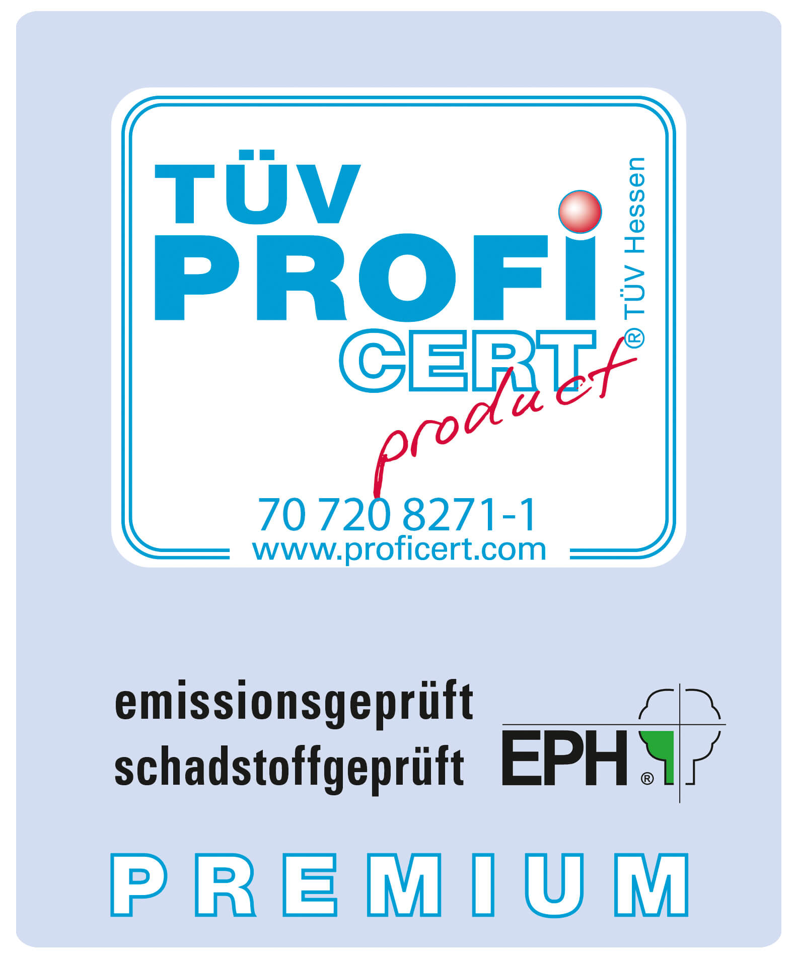 WZ250509_1_de TÜV Profi Cert - emissionsgeprüft