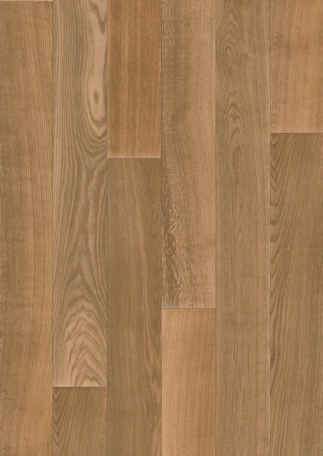 Landhausdiele Deluxe Eiche angeräuchert weiß Premium, geölt Flächenansicht einer strukturierten Landhausdiele in Eiche angeräuchert weiß, Sortierung Premium, oxidativ geölt – ruhige, elegante Optik mit heller Tönung